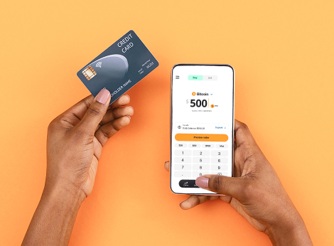 Buy Bitcoin and crypto with credit card