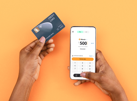 Buy Bitcoin and crypto with credit card