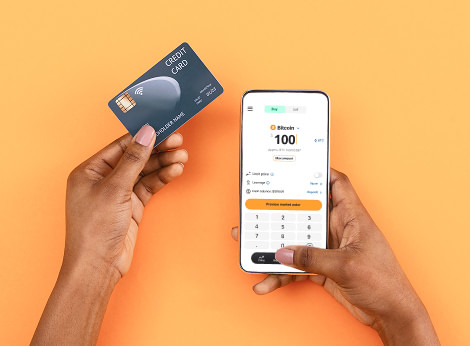 Buy Bitcoin and crypto with credit card