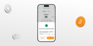 How to set up a recurring buy on the mobile app